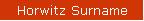 Horwitz Surname